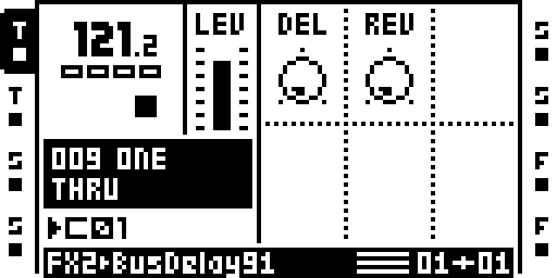 Delay server: main parameter page.