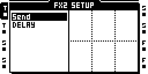 Locked FX2 selection on the delay host.