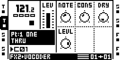 Vocoder: main parameter page.